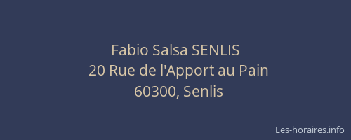 Fabio Salsa SENLIS