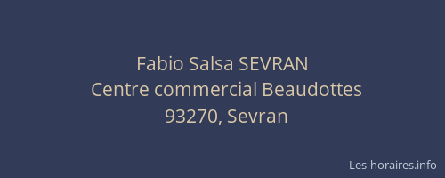 Fabio Salsa SEVRAN