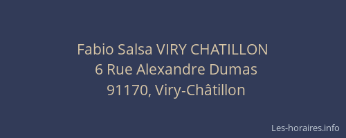 Fabio Salsa VIRY CHATILLON