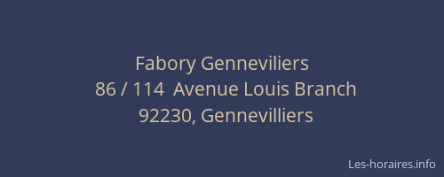Fabory Genneviliers