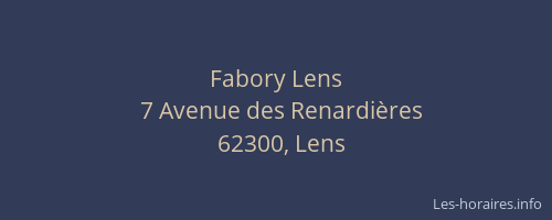 Fabory Lens