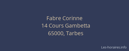 Fabre Corinne