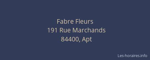 Fabre Fleurs