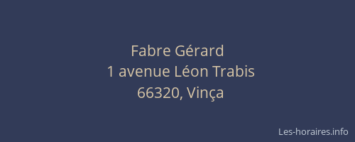 Fabre Gérard