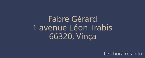 Fabre Gérard