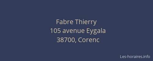 Fabre Thierry