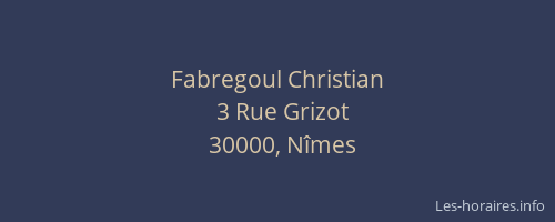 Fabregoul Christian