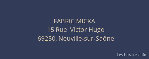 FABRIC MICKA