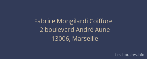 Fabrice Mongilardi Coiffure