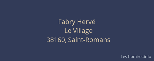 Fabry Herv&eacute;