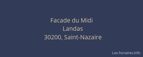 Facade du Midi