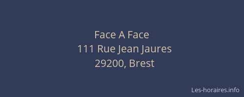 Face A Face