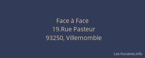 Face à Face