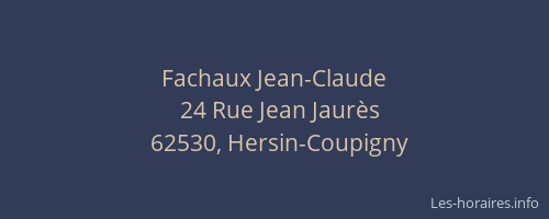 Fachaux Jean-Claude