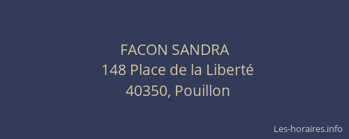 FACON SANDRA
