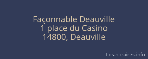 Façonnable Deauville