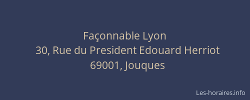 Façonnable Lyon