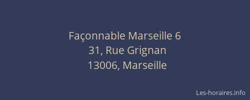 Façonnable Marseille 6