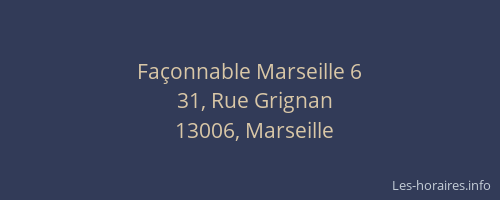 Façonnable Marseille 6