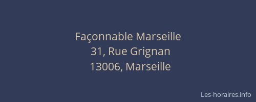 Façonnable Marseille