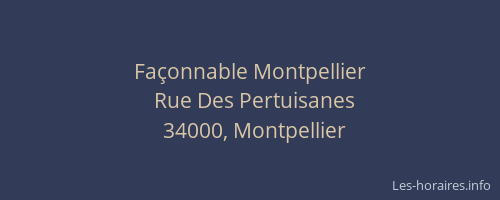 Façonnable Montpellier