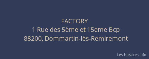 FACTORY