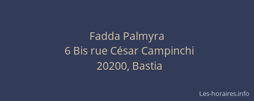 Fadda Palmyra