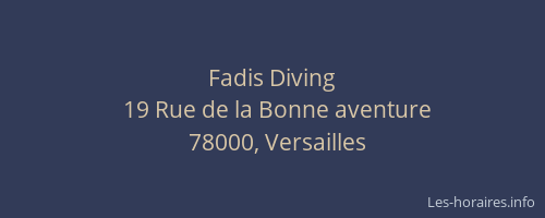 Fadis Diving