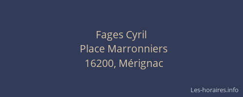 Fages Cyril