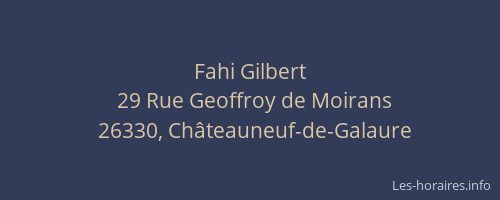 Fahi Gilbert