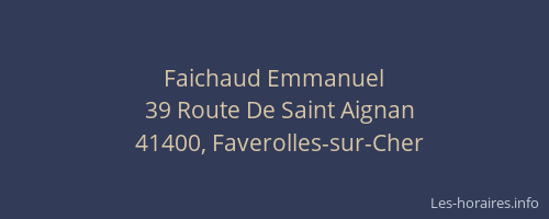 Faichaud Emmanuel
