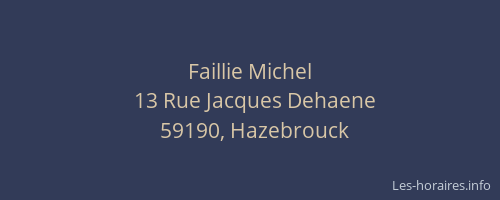 Faillie Michel