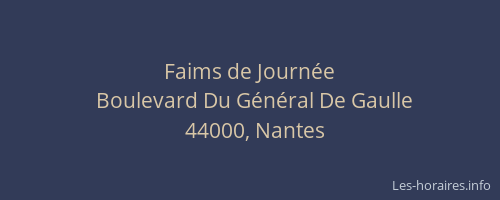 Faims de Journée