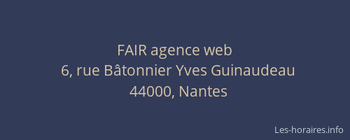 FAIR agence web