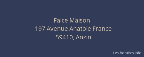 Falce Maison
