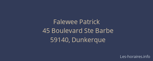 Falewee Patrick
