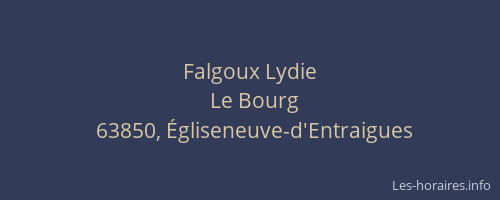 Falgoux Lydie