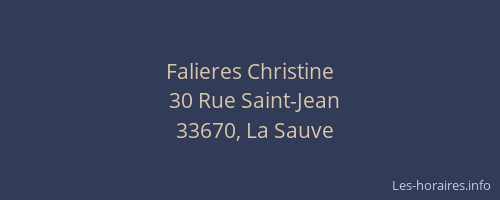 Falieres Christine