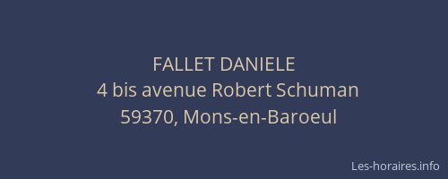 FALLET DANIELE