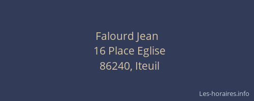 Falourd Jean
