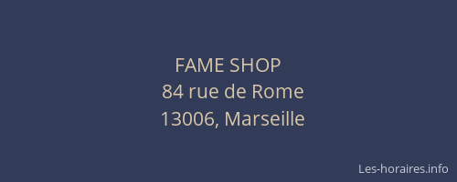 FAME SHOP