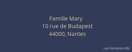 Famille Mary