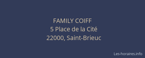 FAMILY COIFF