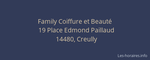 Family Coiffure et Beaut&eacute;