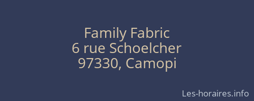 Family Fabric