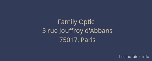 Family Optic