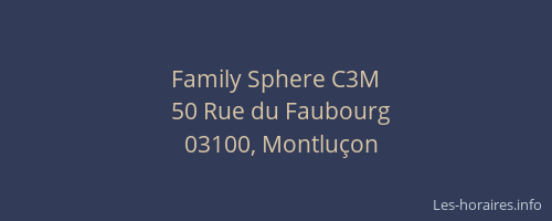 Family Sphere C3M