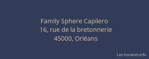 Family Sphere Capilero