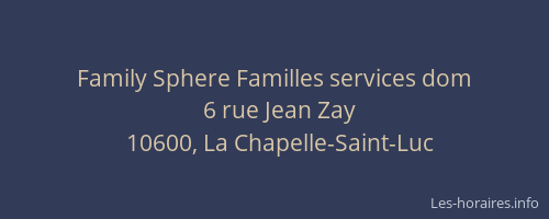 Family Sphere Familles services dom
