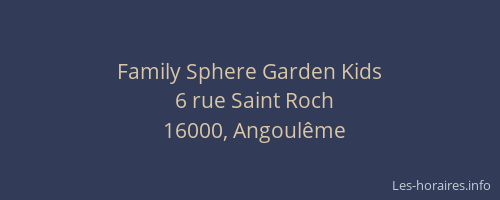 Family Sphere Garden Kids